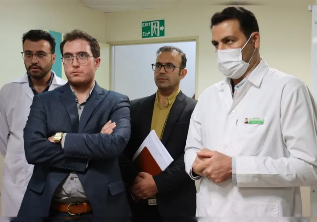 بازدید سرپرست دانشگاه علوم پزشکی از بیمارستان خنداب