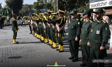 تشییع پیکر جانباز شهید «اسماعیل روشن» در اراک