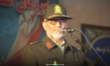 صبحگاه مشترک نیروهای انتظامی استان مرکزی