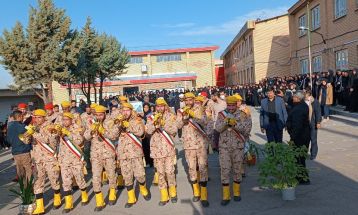 مدارس کمیجان میزبان شهید گمنام فاطمی