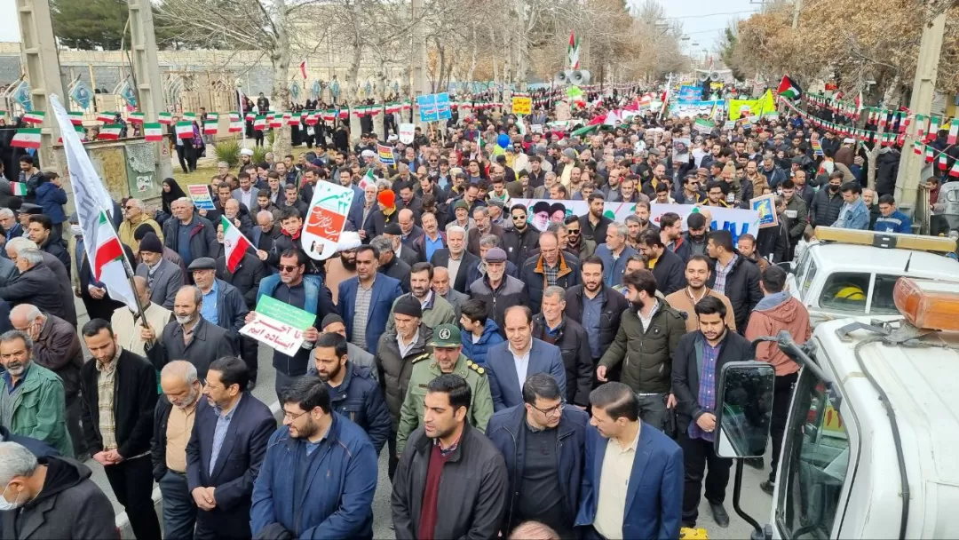 راهپیمایی 22 بهمن در خمین
