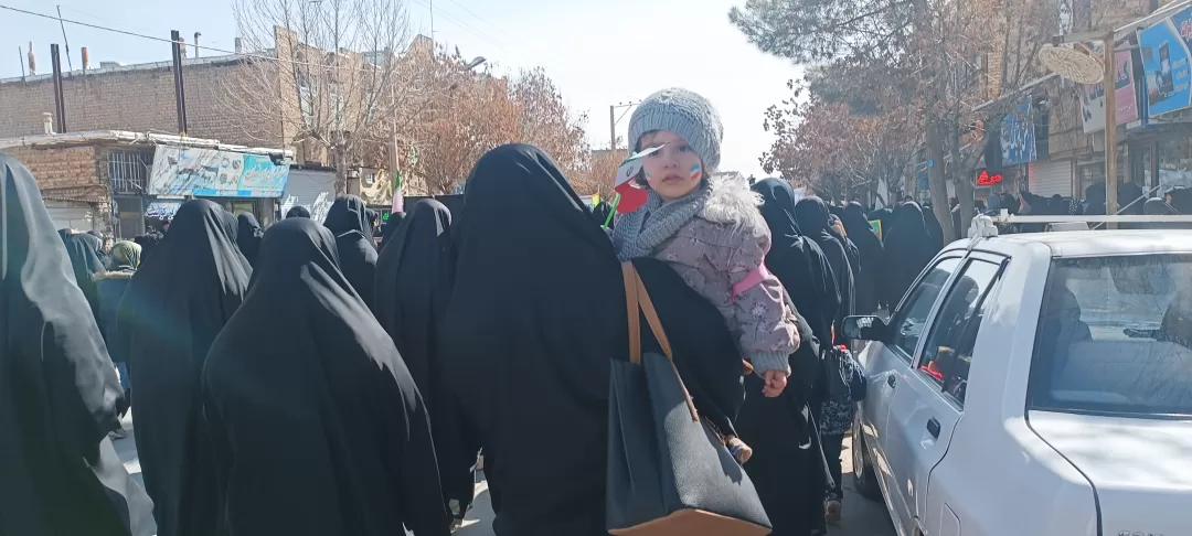 شکوه تماشایی راهپیمایی ۲۲بهمن کمیجان