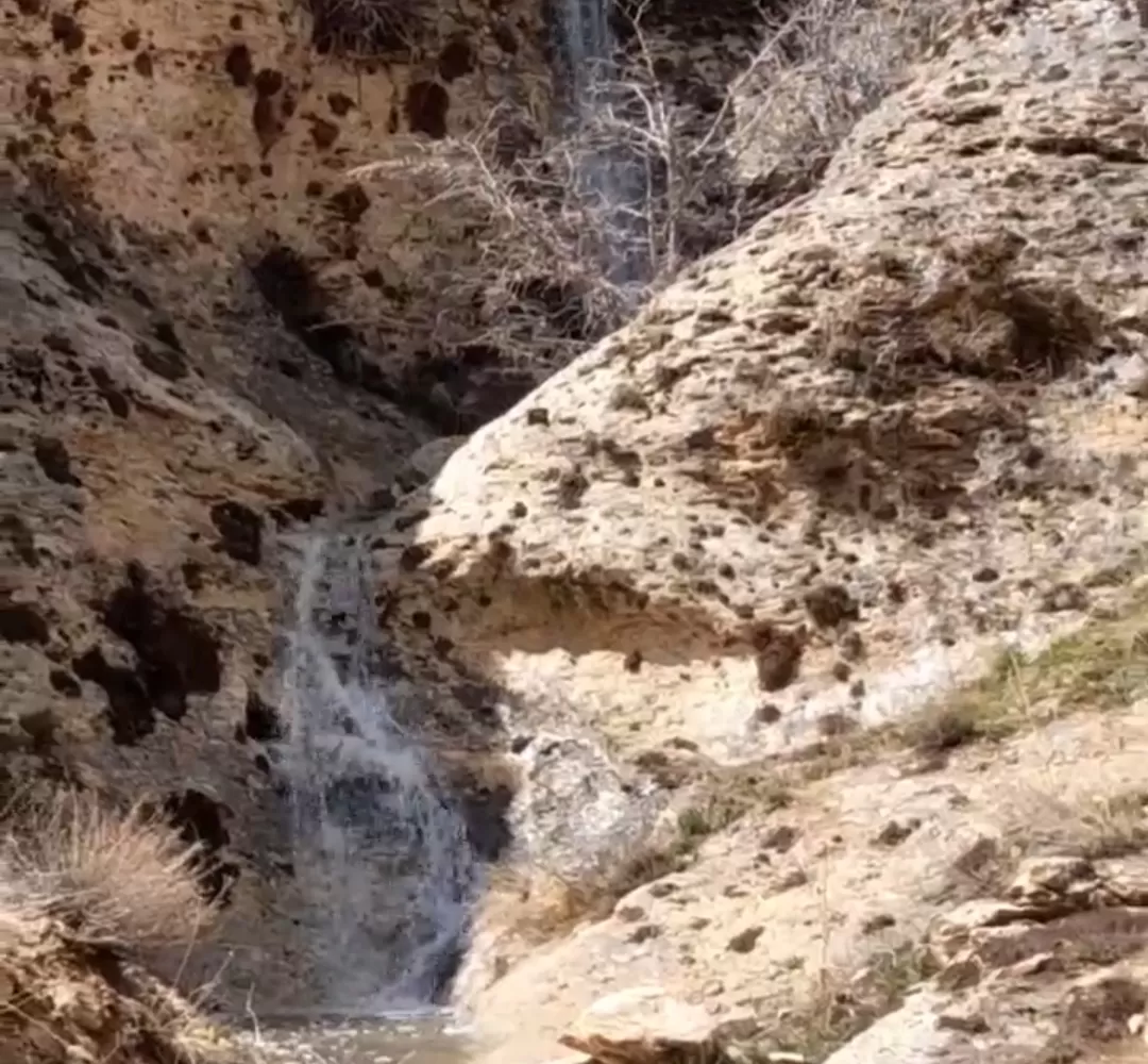 جاریشدن آبشار فصلی در وفس