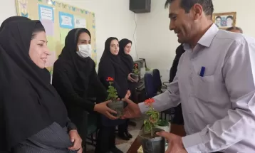 آئین گرامیداشت روز معلم در فراهان