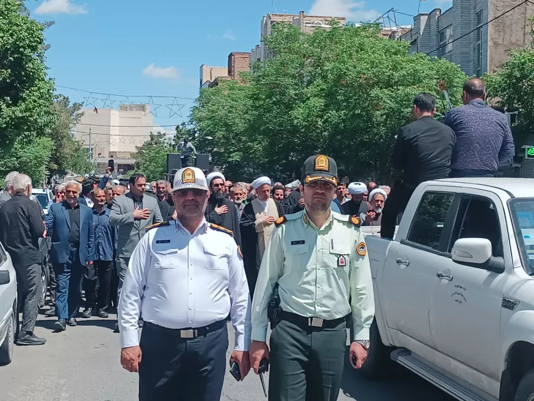 کاروان غم در ساوه به حرکت در آمد