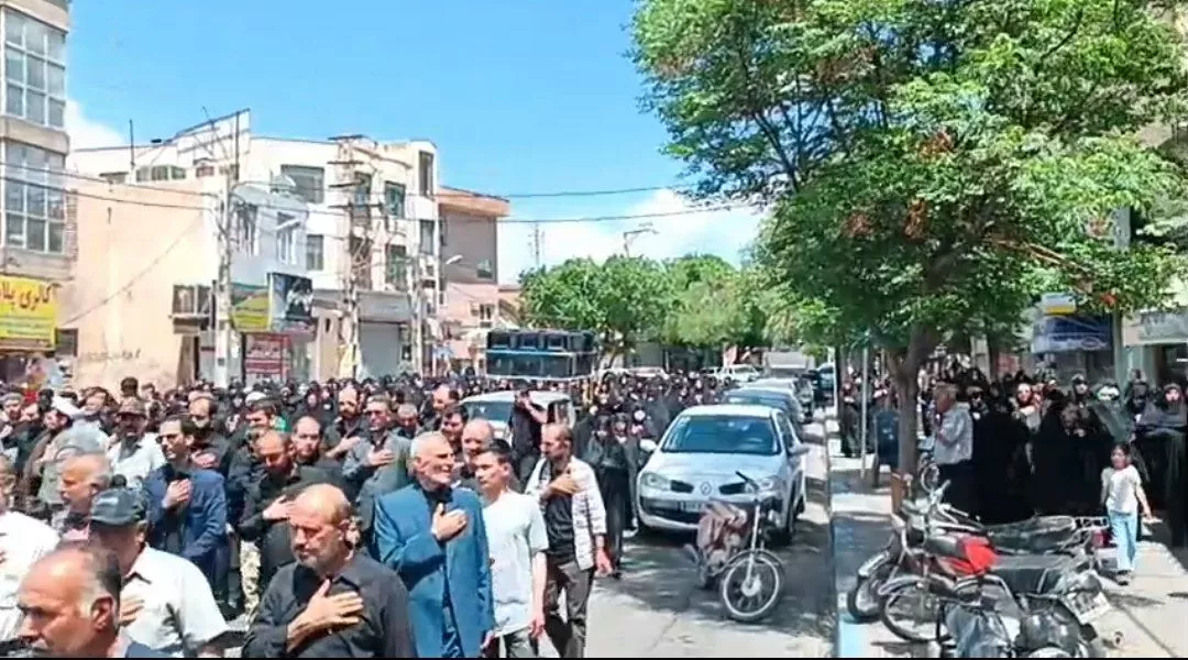 کاروان غم در ساوه به حرکت در آمد