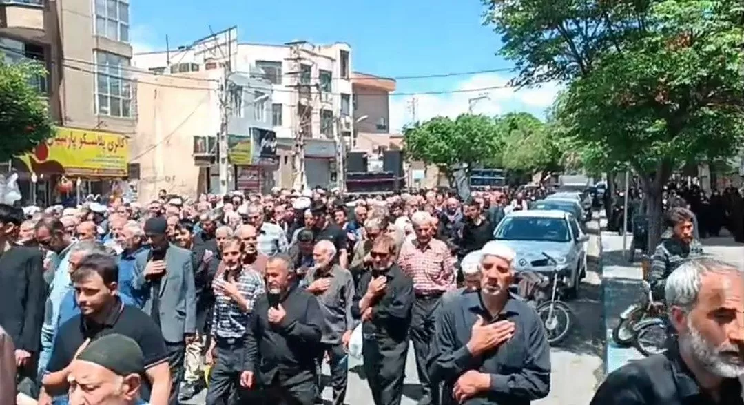 کاروان غم در ساوه به حرکت در آمد