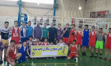 حمایت جامعه ورزشی ساوه از مردم غزه