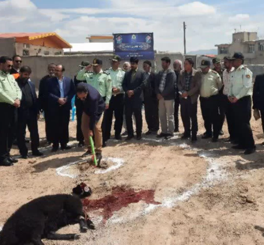 عملیات اجرایی پاسگاه انتظامی «فشک» آغاز شد