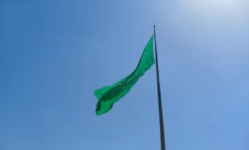 اهتزاز پرچم امام رضا(ع) در ساوه