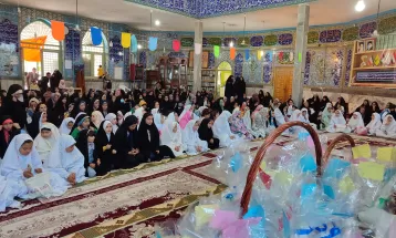 مراسم جشن روز دختر در فراهان