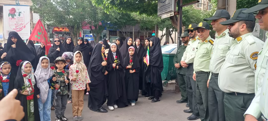 راهپیمایی حافظان حریم خانواده در دلیجان