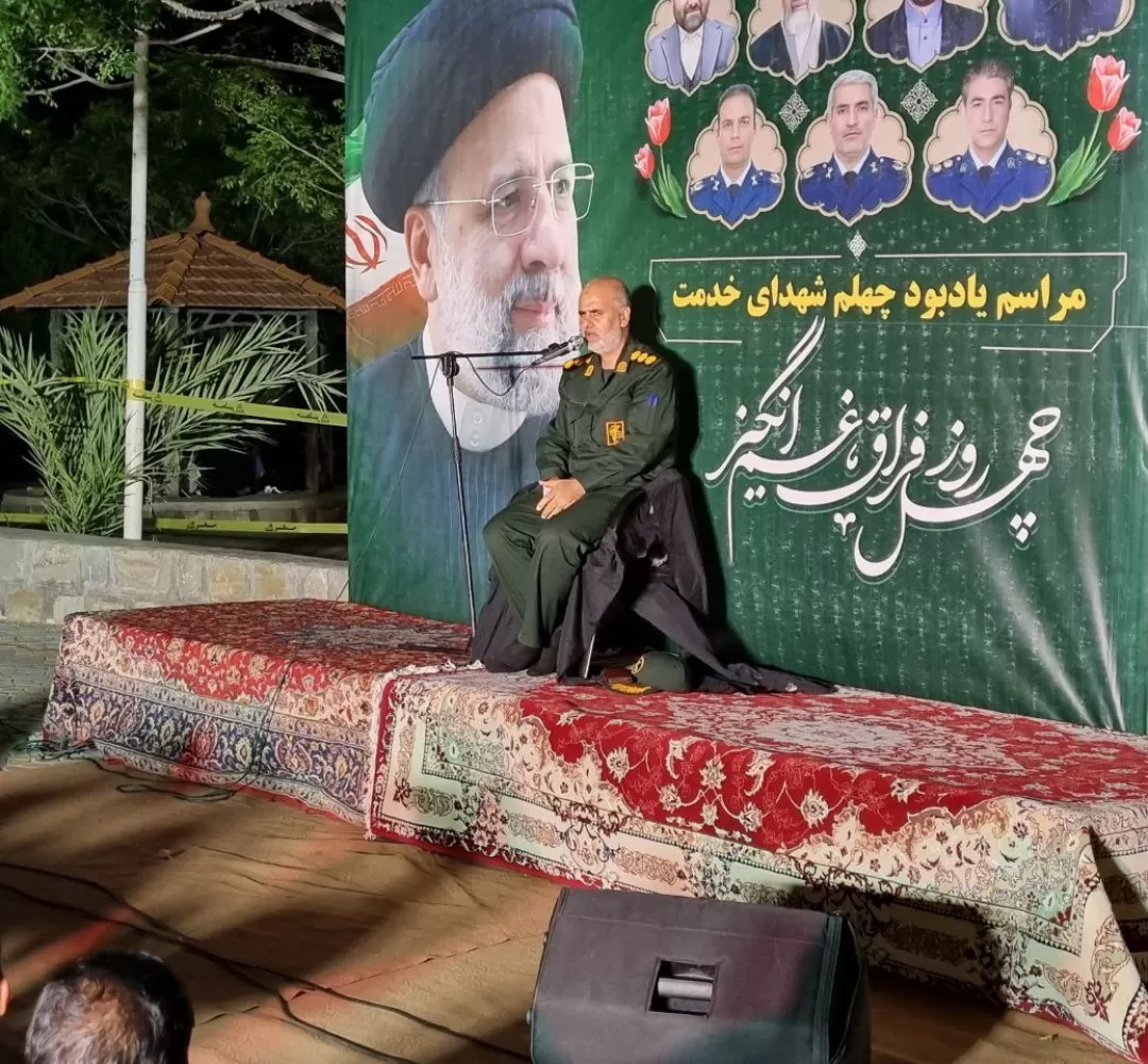 مراسم چهلم شهدای خدمت در ساوه برگزار شد