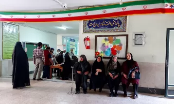 حماسه حضور تفرشیها در انتخابات