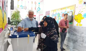 حماسه حضور تفرشیها در انتخابات