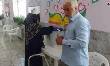 حماسه حضور تفرشیها در انتخابات