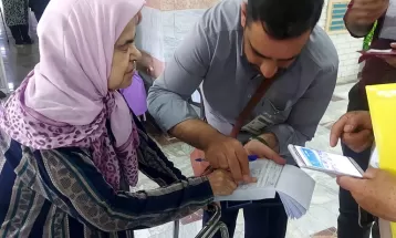 حماسه حضور تفرشیها در انتخابات
