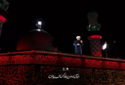 تعویض پرچم امامزاده سید علی‌اصغر(ع) در ساوه