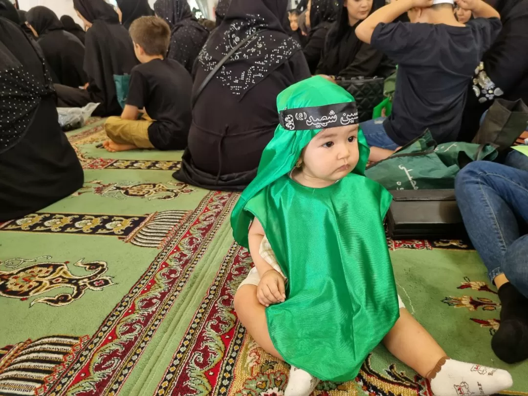 آئین شیرخوارگان حسینی در ساوه برگزار شد