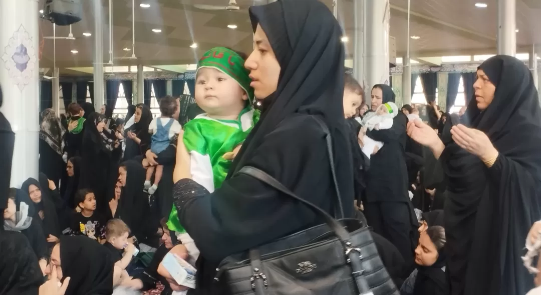 همایش شیرخوارگان حسینی در اراک برگزار شد