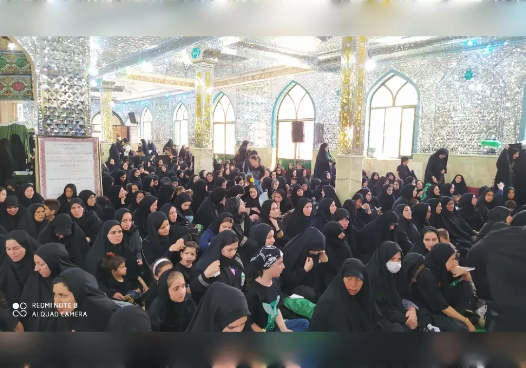 مراسم شیرخوارگان حسینی در خنداب برگزار شد