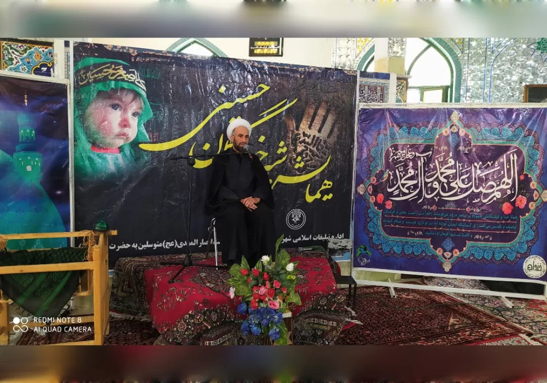مراسم شیرخوارگان حسینی در خنداب برگزار شد
