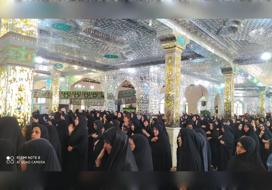 مراسم شیرخوارگان حسینی در خنداب برگزار شد