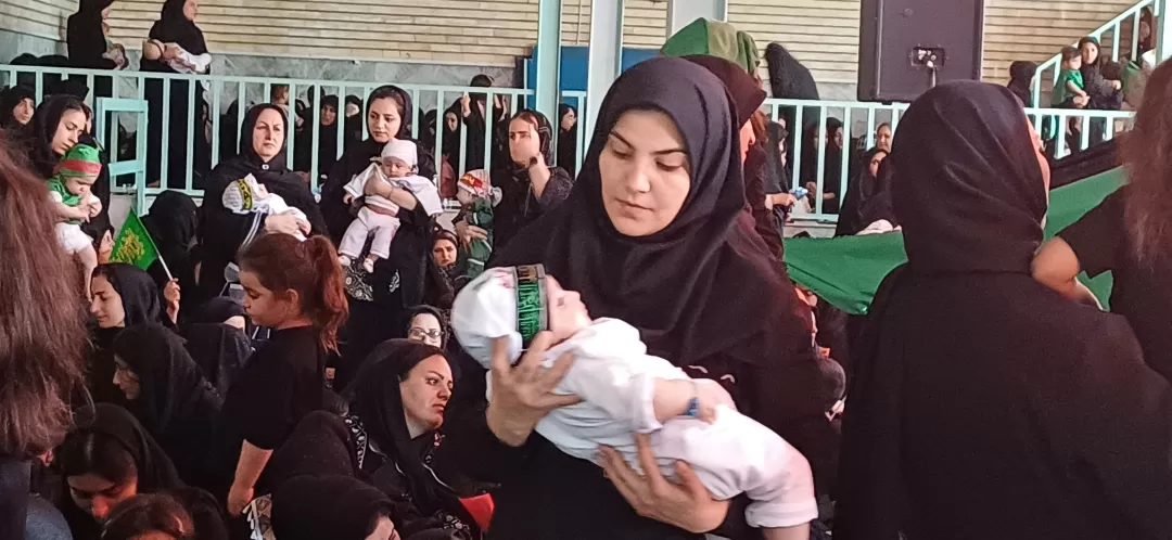 مراسم شیرخوارگان حسینی در فراهان