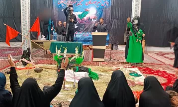 سوگواره شیرخوارگان حسینی در کمیجان برگزار شد