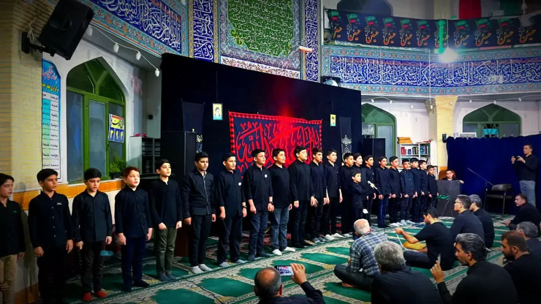 عزاداری هیات نوجوانان ساوجی در دهه اول محرم