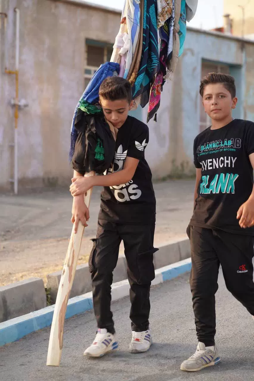 دسته عزاداری زنجیرزنی در شهر تلخاب برپا شد