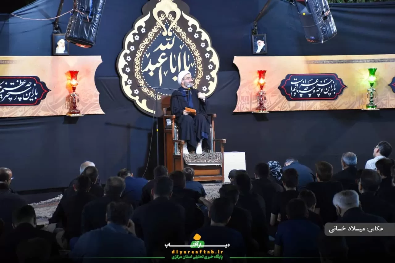 مراسم عزاداری شب هشتم محرم در اراک