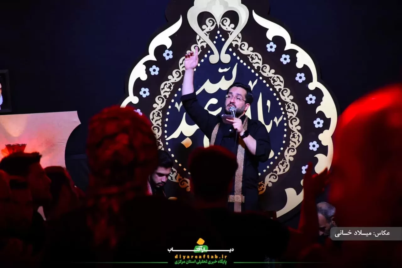 مراسم عزاداری شب هشتم محرم در اراک