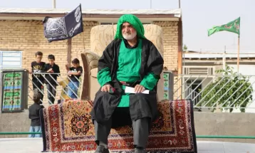 اجرای آئین تعزیهخوانی در فراهان