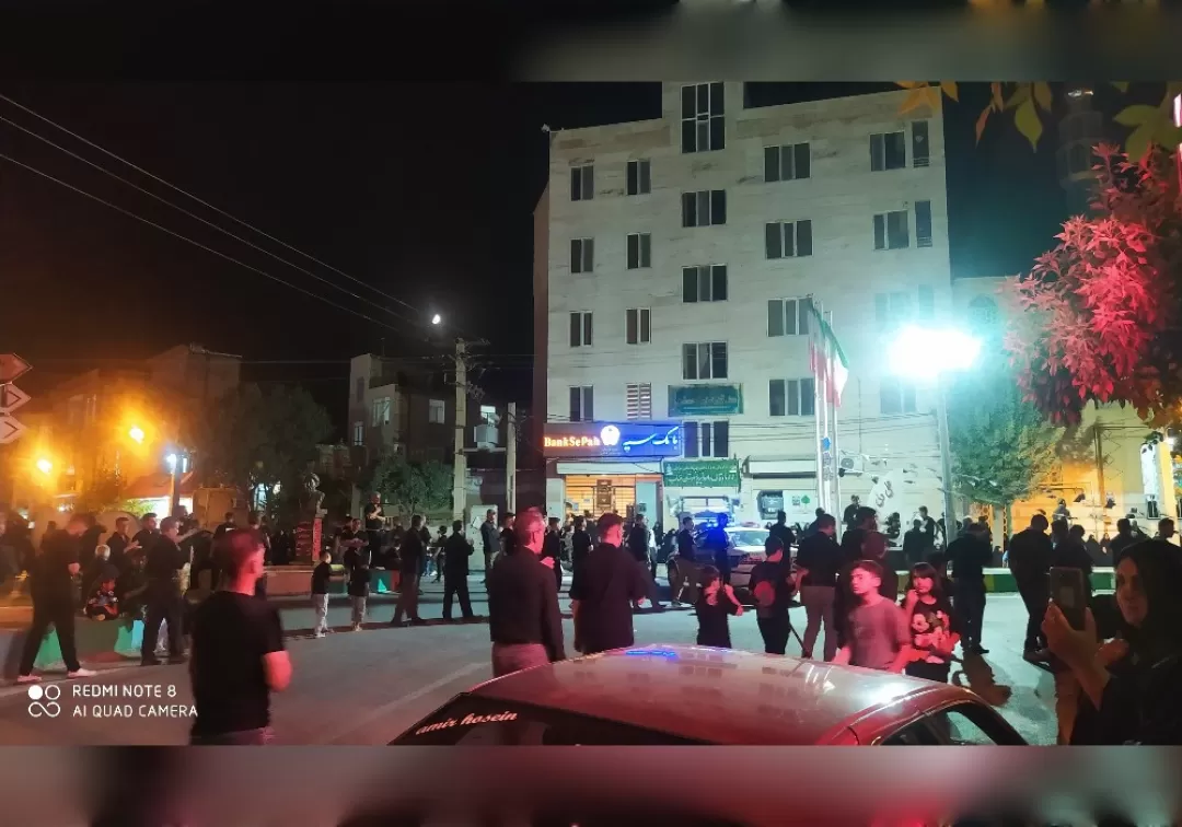 مراسم عزاداری شب تاسوعا در خنداب