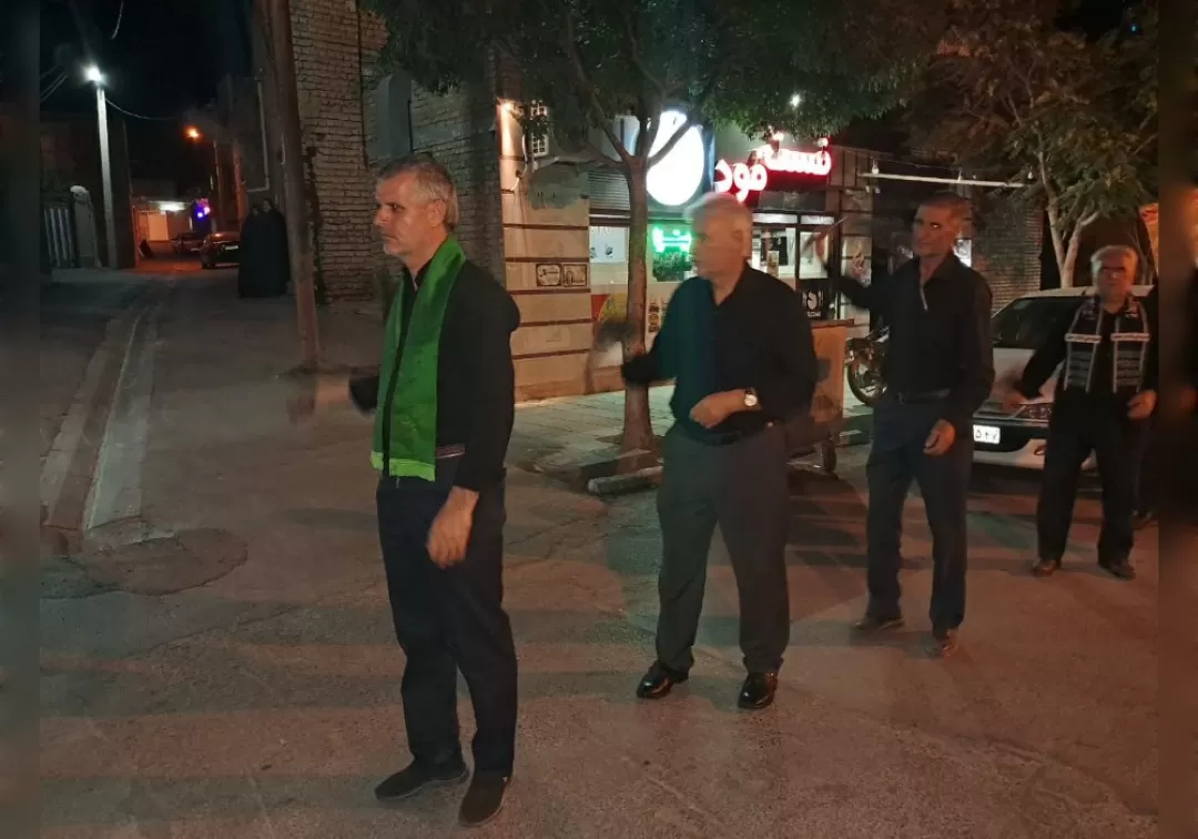 مراسم عزاداری شب تاسوعا در خنداب