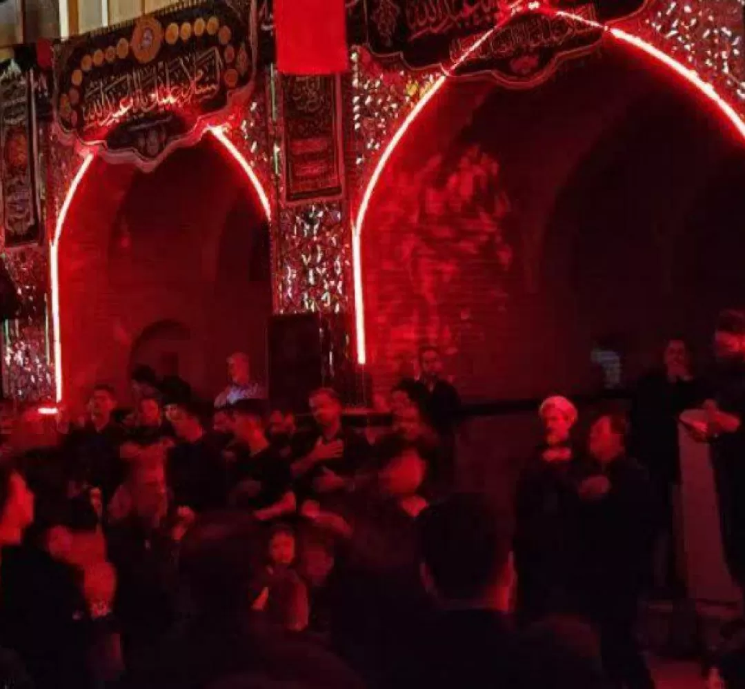 عزاداری شب عاشورای حسینی در ساوه