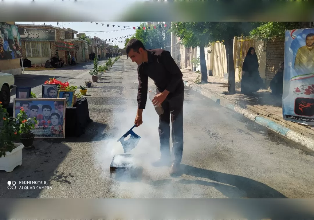 مراسم عزاداری صبح عاشورا در خنداب