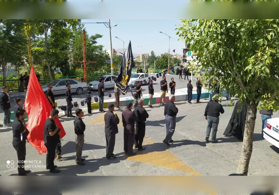 مراسم عزاداری صبح عاشورا در خنداب