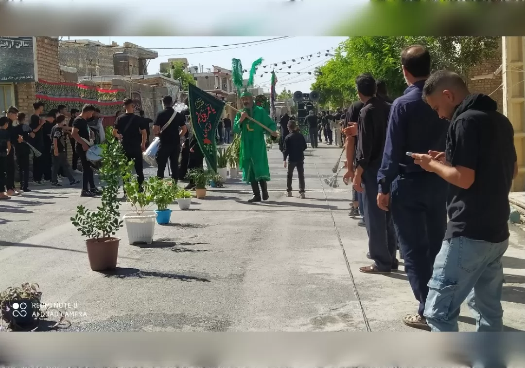 مراسم عزاداری صبح عاشورا در خنداب