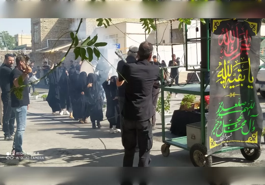 مراسم عزاداری صبح عاشورا در خنداب