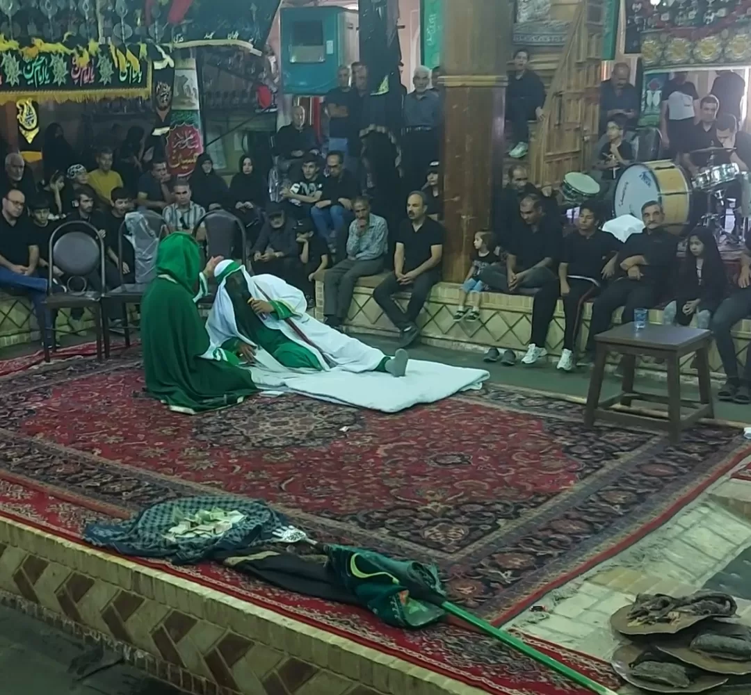 بخشی از تعزیه روز عاشورا در تفرش