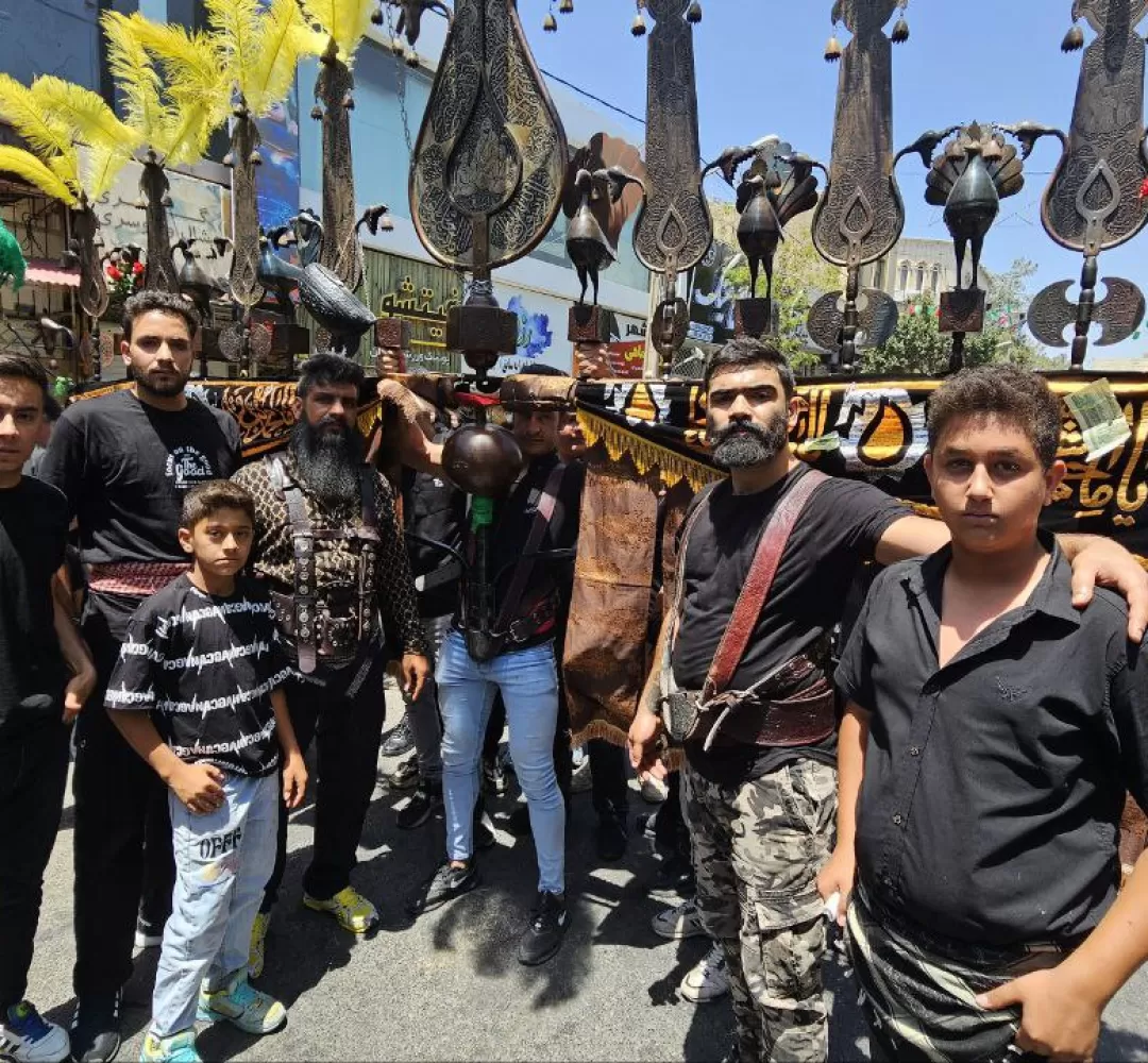 اجتماع عزاداران حسینی در ساوه