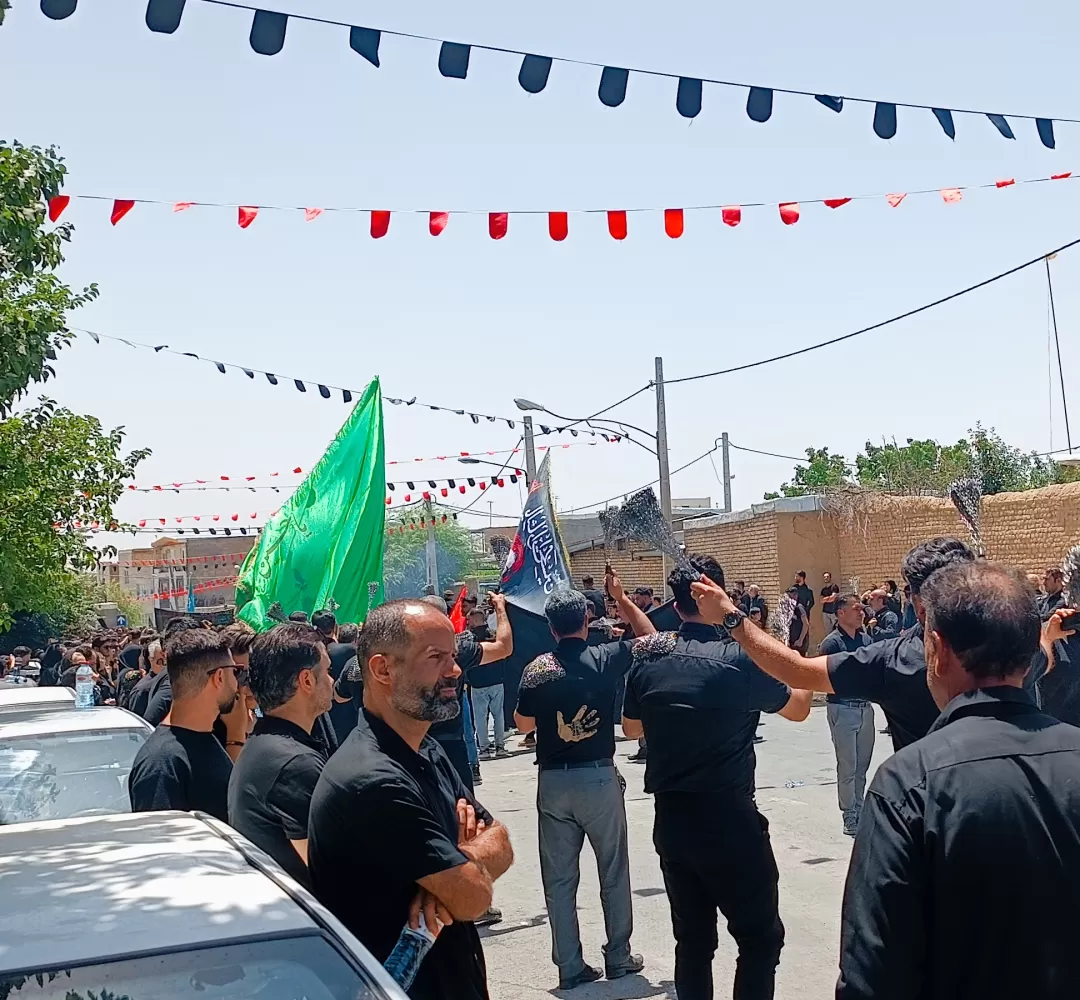 دسته زنجیر روز عاشورا در کمیجان