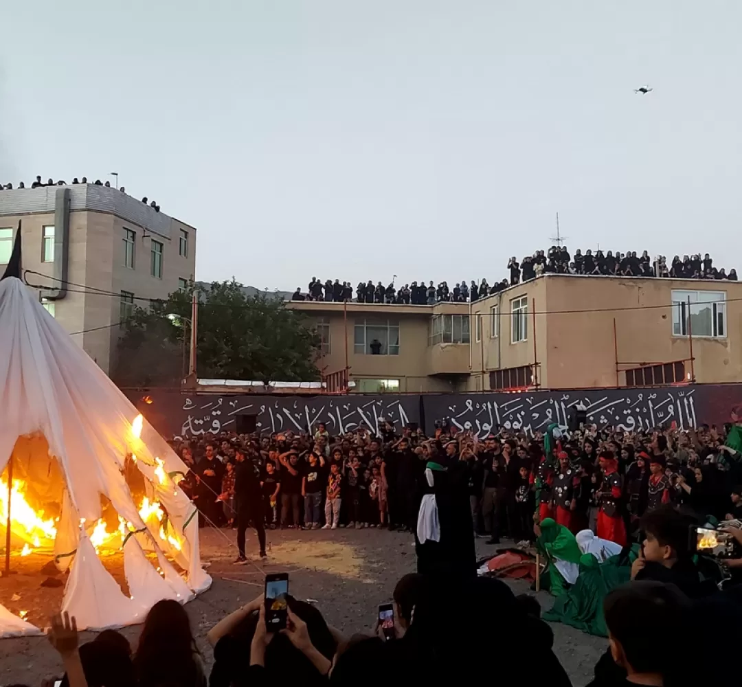 برگزاری خیمهسوزان در تفرش