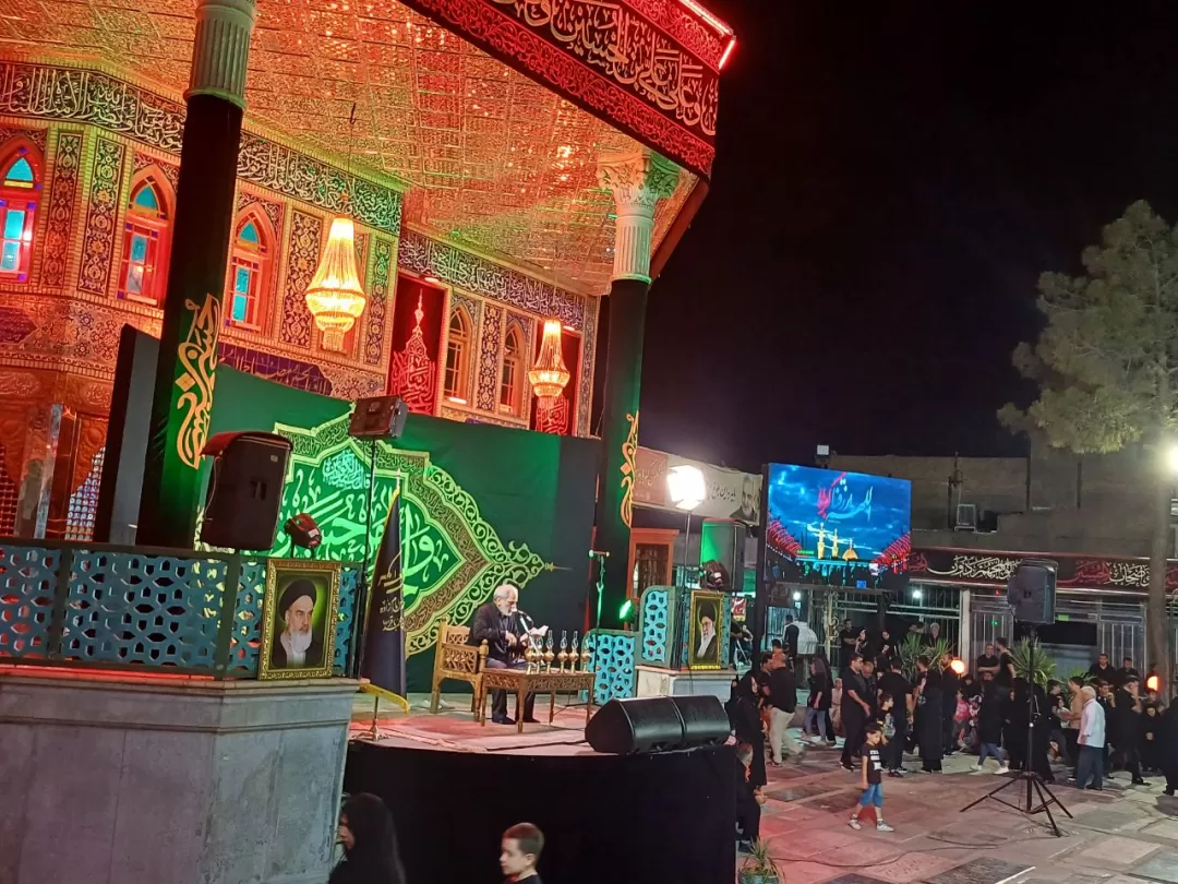 مراسم شام غریبان در ساوه برگزار شد