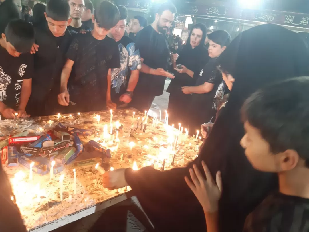 مراسم شام غریبان در ساوه برگزار شد