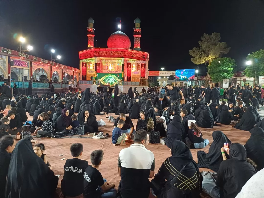 مراسم شام غریبان در ساوه برگزار شد