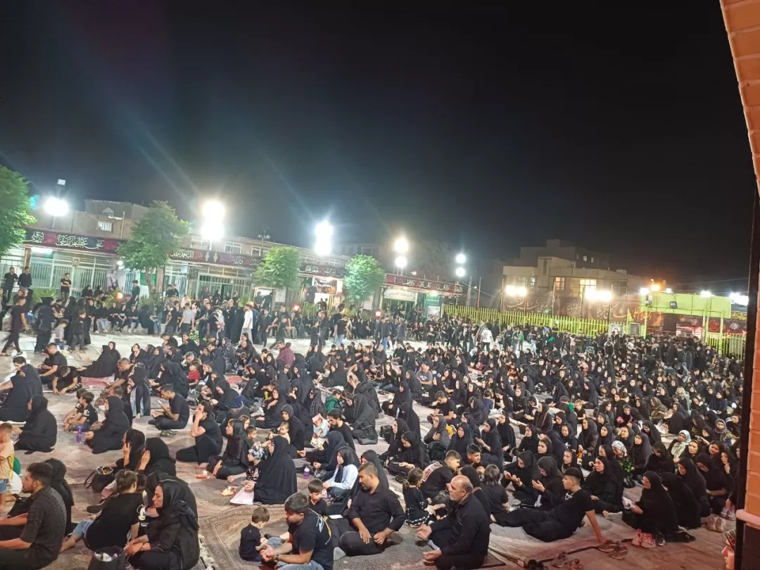 مراسم شام غریبان در ساوه برگزار شد