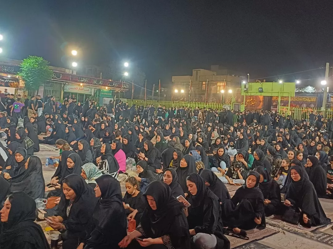 مراسم شام غریبان در ساوه برگزار شد